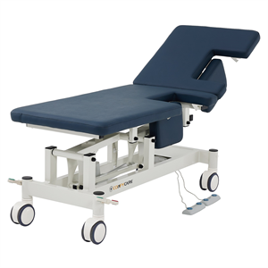 PacificMedical2SectionCardiologyTableWithCut-OutsDualMotors