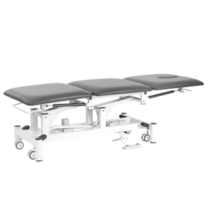 PacificMedical3SectionElectricHi-LoExamCouch%2cGreyUpholstery%2c71CmX190Cm250Kg%2cRetractableWheels%2c3EvenSections