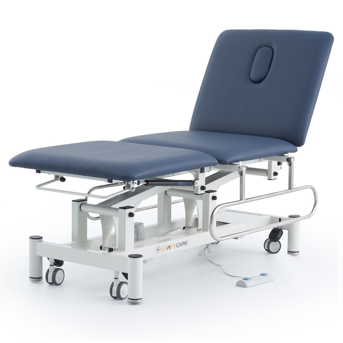 PacificMedical3SectionElectricHi-LoExamTableWithDropDownSideRails%2cNavyBlue%2c71CmX190Cm%2c250Kg%2c3EvenSections