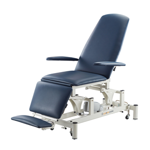PacificMedical3SectionElectricHi-LoMulti-PurposeChairWithArmrests%2c2Motors%2cCastors%2cNavyBlueUpholstery