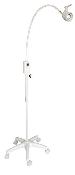 Pacific Medical PLM-1, 3W LED Examination Light White with Wall & Mobile Trolley Mounts Included