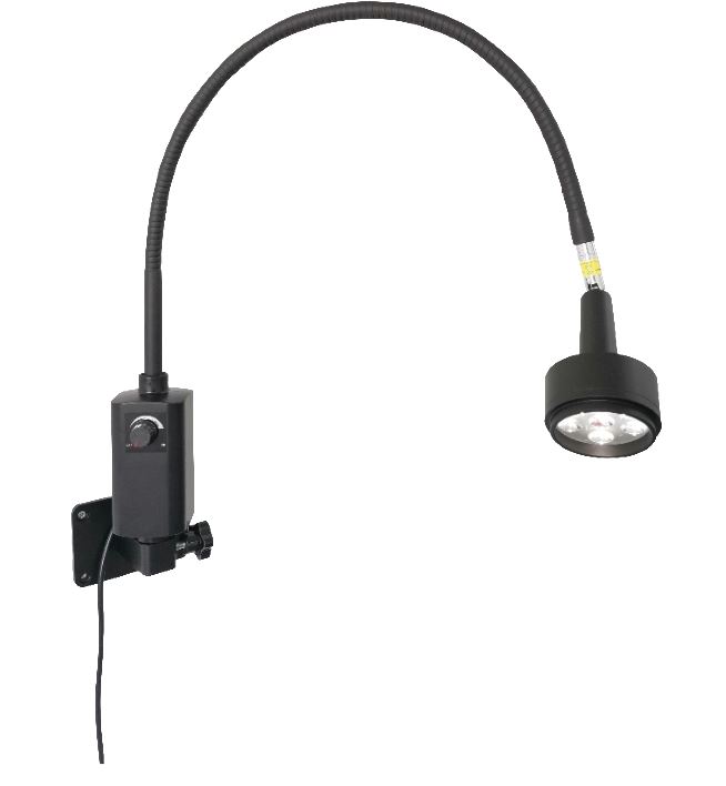 Pacific Medical PLM-2, 6 x 6W LED Examination Light Black, with Wall & Mobile Trolley Mounts Included