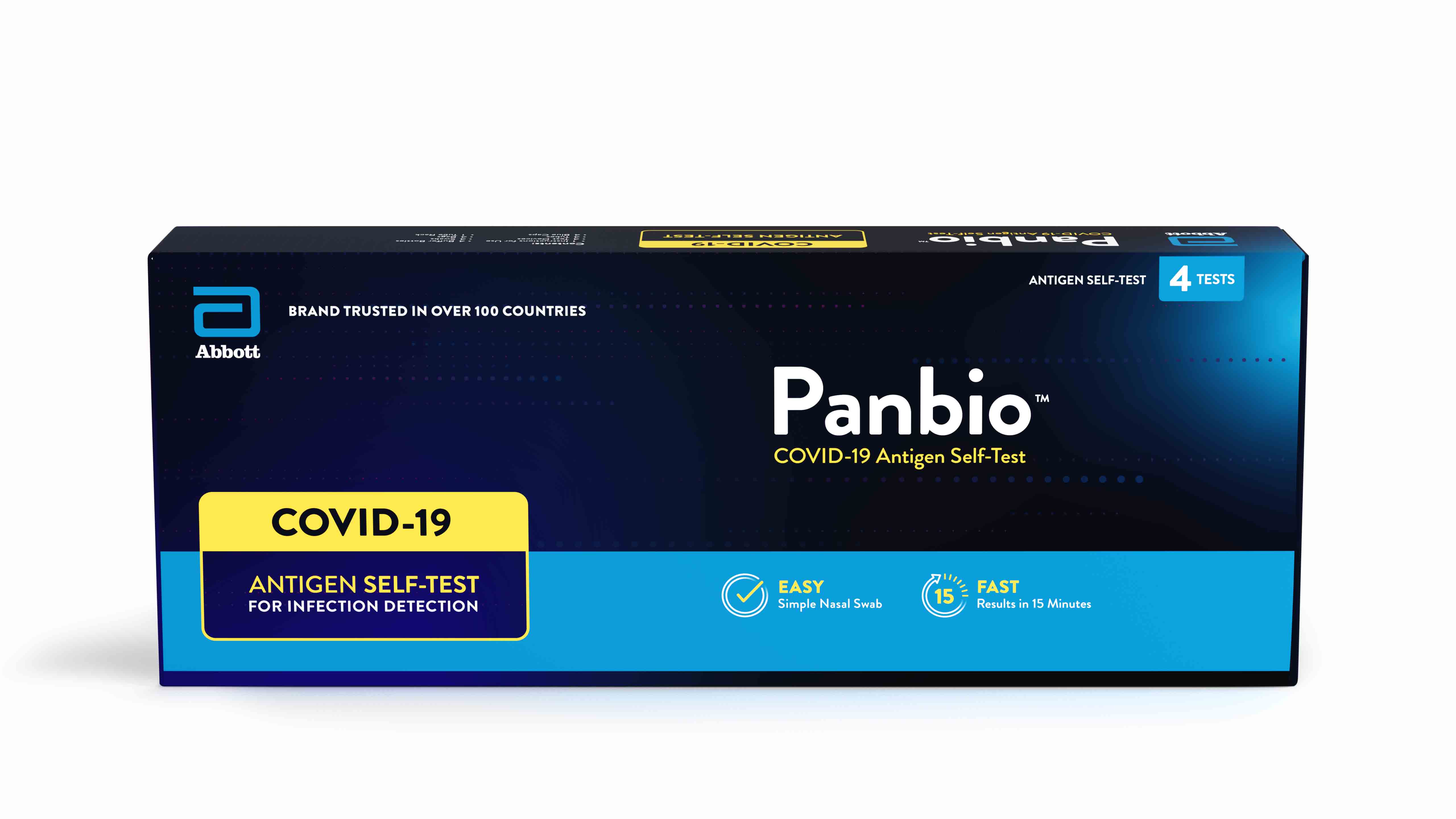 PanbioCOVID-19RapidAgSelfTestDevicePackOfFourTests
