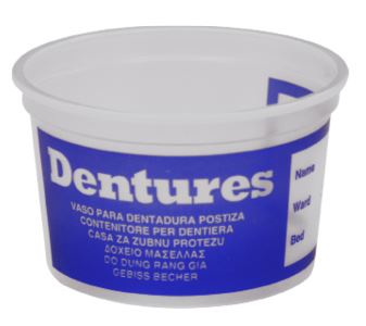 PlasticDentureCup262MlWithoutLidPackOf40