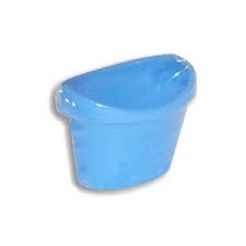 Plastic Eye Bath Egg Cup Style-Blue. Pack of 50