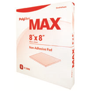 PolymaxNon-AdhesiveMembranePadDressing20CmX20CmBoxOf5