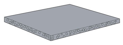 PolyMem Silver Non-Adhesive 10.8cm x 32cm. Box of 12