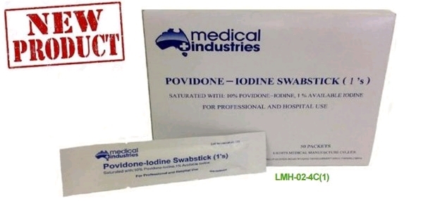 PovidoneIodine1Swabstick50PK