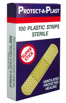 Protect-A-PlastPlasticStripsSterileBoxOf100