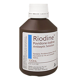 RiodinePovidoneIodine10AntisepticSolution100Ml