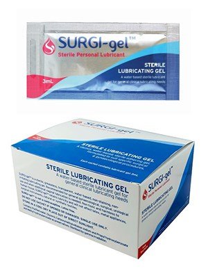 SURGI-GelLubricatingGelSterile144X3MlSachet(Carbomer-Free)