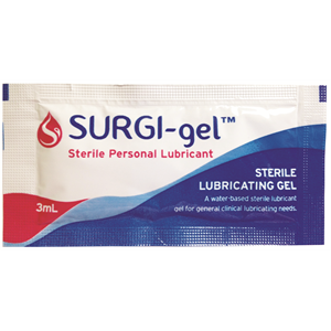 SURGI-GelPlusSterileLubricatingGel144X3MlSachet