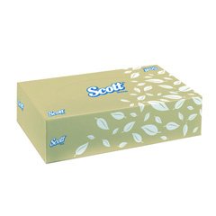 Scott Facial Tissues 2ply Box of 100. Carton of 48 Boxes