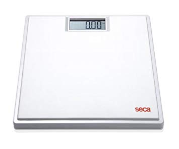 SecaElectronicFlatScale150Kg100GrmGraduationWithWhiteRubberPlatform