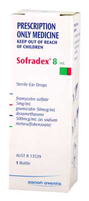 Sofradex Ear Drops 8ml *S4*