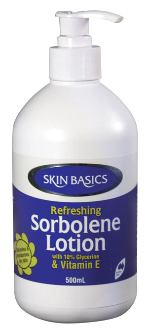 Sorbolene Lotion with 10% Glycerine & Vitamin E 500ml Pump Pack