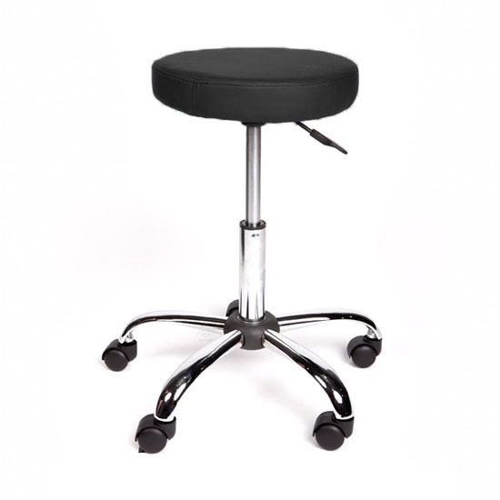 StandardRoundSurgeonsStool-Black%2cGasLift%2c35CmDia%2cHeightAdjustable