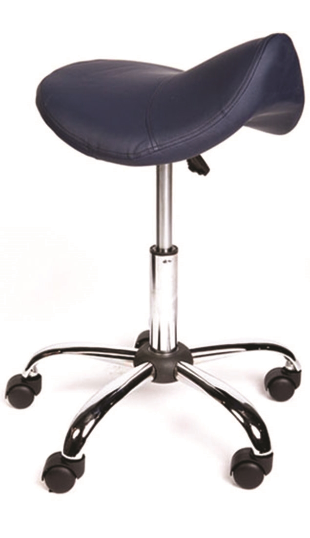 StandardSurgeonsSaddleStoolNavyBlue%2cGasLift%2c35CmDia%2cHeightAdj49Cm-63Cm