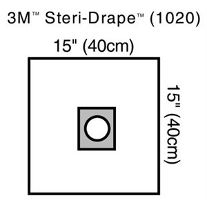 Steri-DrapeFenestratedAdhesiveOphthalmicDrape40CmX40CmPackOf10