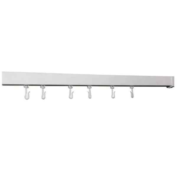 Straight Curtain Track 3.8m- White