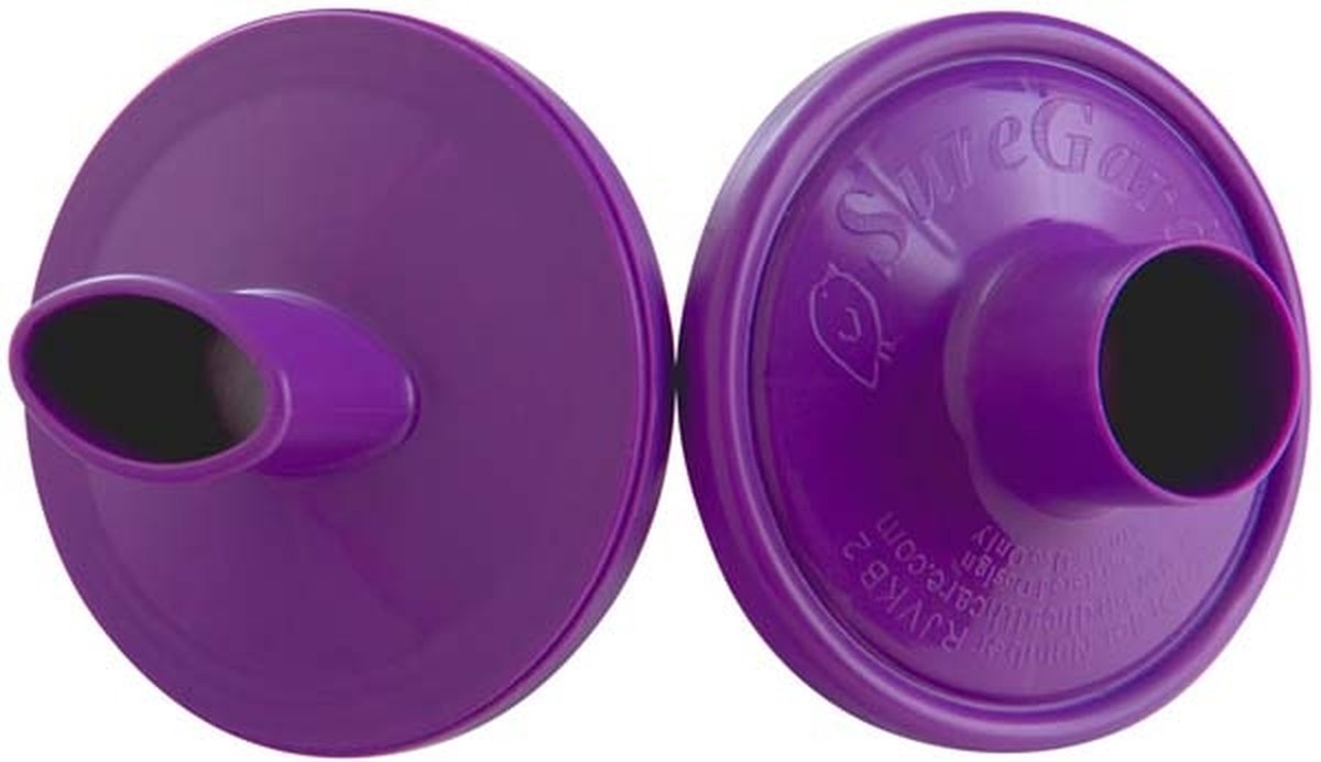 SureGard Bacterial Filter-Purple fits QRS Units & MIR Units using Disposable Turbines with Cardboard Mouthpiece