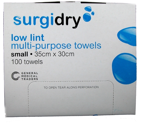 SurgidryLowLintAllPurposeTowel30CmX35Cm-SmallCartonOf100