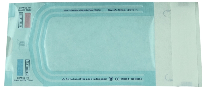SURGI+Seal Extra Autoclave Pouch 57mm x 100mm. Box of 200