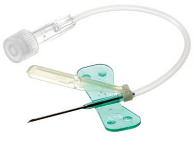 Surshield Safety Winged Infusion Set. 21G x 3/4