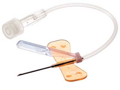 Surshield Safety Winged Infusion Set. 25G x 3/4