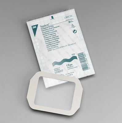 Tegaderm Central IV/Wound Transparent Dressing 10cm x 12cm. Box of 50