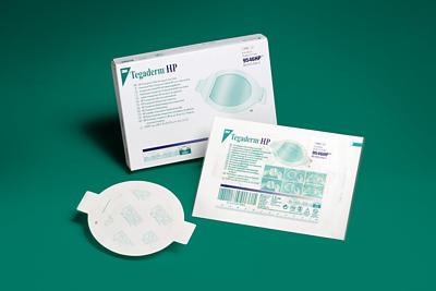 Tegaderm HP Transparent Film Dressings Frame Style 10cm x 11.5cm Oval. Box of 50