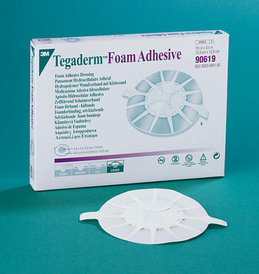 Tegaderm High Performance Foam Adhesive Dressing 14cm x 14cm. Pack of 5