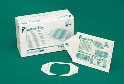 Tegaderm Peripheral IV Transparent Dressing 6cm x 7cm. Box of 100