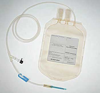 Terumo Blood Bag 450ml without Anticoagulant. Box of 25