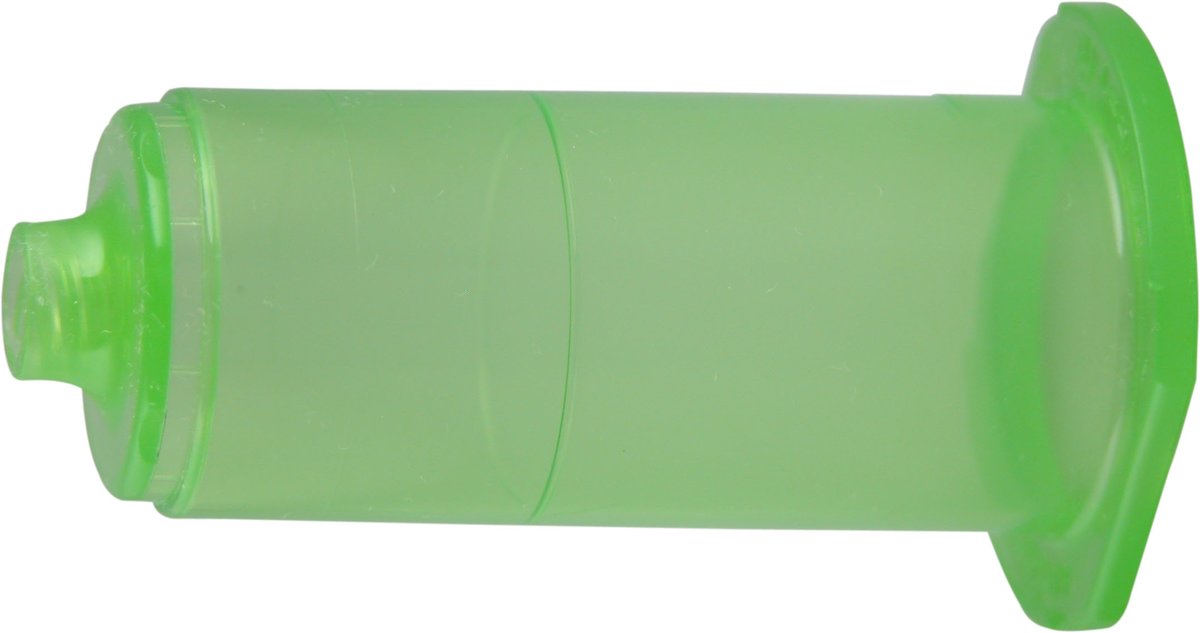 Terumo Screw Fit System Venosafe Single Use Holder, Green. Pack of 25