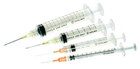 TerumoSyringe3MlWith25GX58NeedleBoxOf100