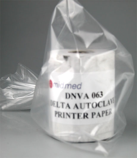 Thermal Paper Roll to suit Delta Autoclave Printer 57mmW x 45mmDia