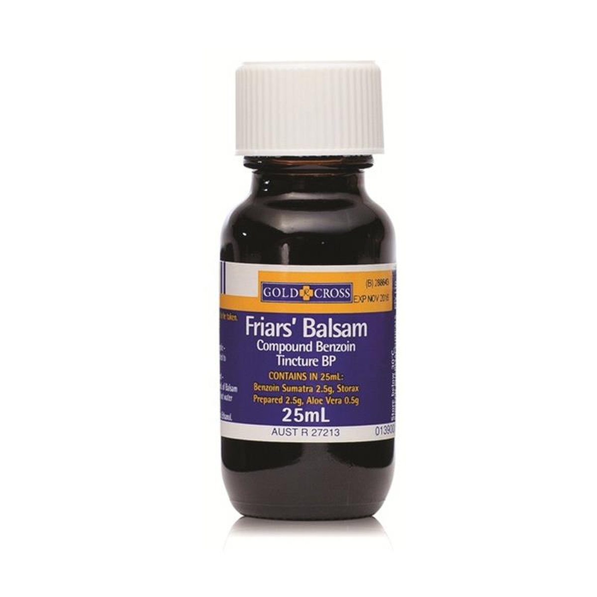 Tincture Benzoin Compound Solution (Friar's Balsam) 25ml Bottle