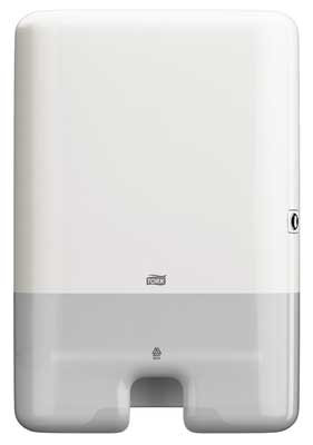 Tork Xpress Wall Dispenser for Interleaved Hand Towels H2 System White ABS