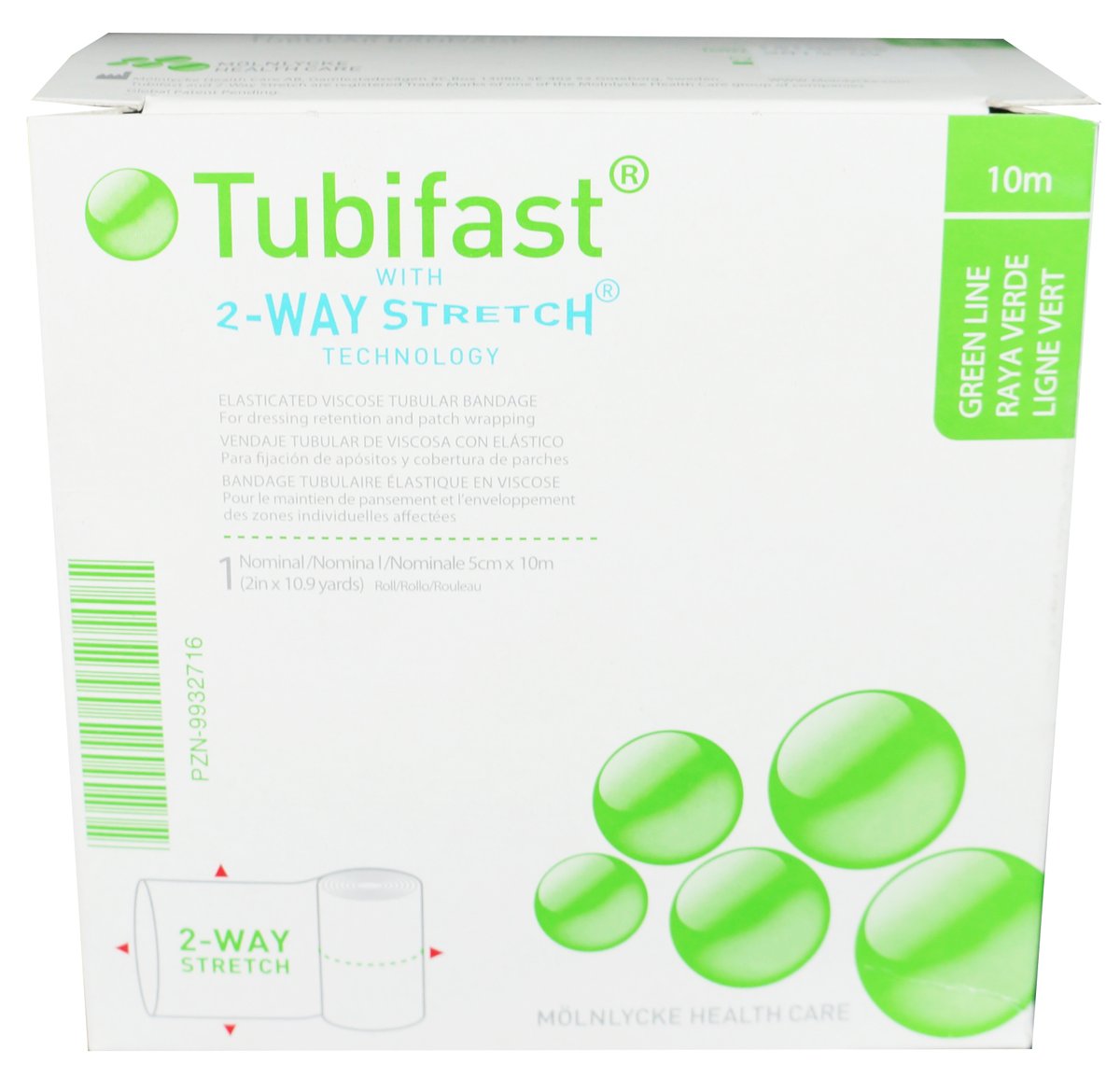 Tubifast Medium Limbs x 10m. Green