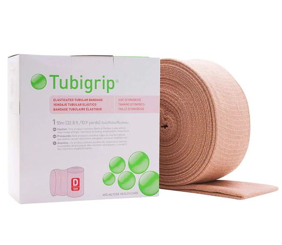 Tubigrip Support Bandage Flesh Size D 10m Roll