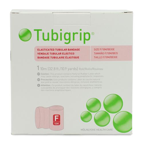 Tubigrip Support Bandage Flesh Size F 10m Roll