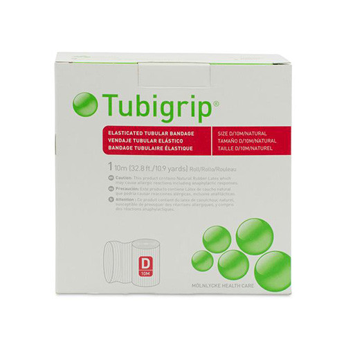 Tubigrip Support Bandage White Size D 10m Roll