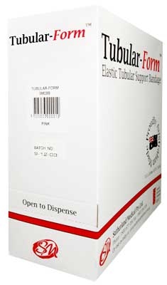 Tubular-Form Support Bandage Pink Size E - Adult Leg 8.5cm x 10m