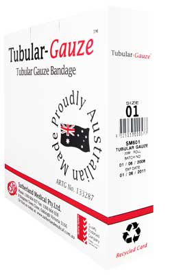 Tubular-Gauze Bandage Size 01 Bandage 1.8cm x 20m - Finger and toes