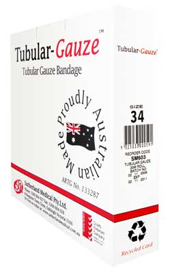 Tubular-Gauze Bandage Size 34 Bandage 4.0cm x 20m - Child limbs
