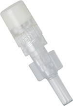 Tuta Injection Site Luer Slip/Luer Lock Adaptor for use with Needle Injection. Box of 100