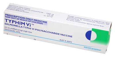 Typhim Vi Typhoid Vaccine 0.5mL Pre-Filled Syringe *S4*