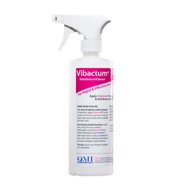 Vibactum 500ml Empty Dispenser Bottle with Non-misting Spray Applicator