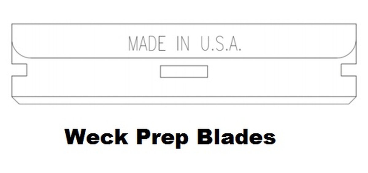 WecPrep Blades for use with Goulian Weck Skin Graft Knife 5.7cm. Box of 50